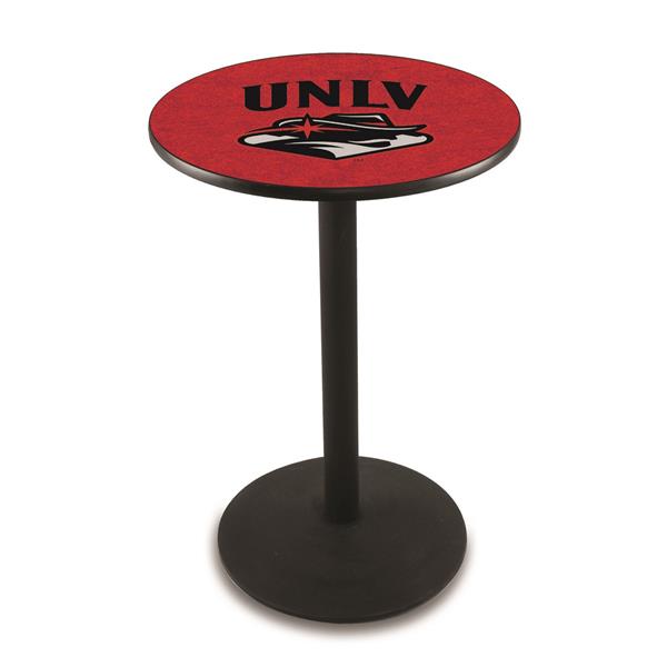 L214 University of Nevada Las Vegas 36" Tall Pub Table - Black Wrinkle  